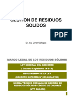 Gestion de Residuos Solidos