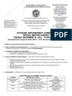 ECWANDC Economic Empowerment Committee Agenda - December 30, 2014