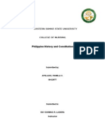 Philippine History and Constitution: Eastern Samar State University