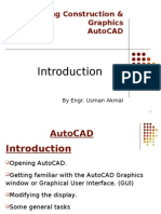 Building Construction & Graphics Autocad: by Engr. Usman Akmal