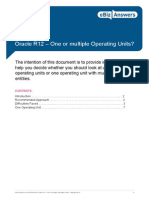 Ebiz Answers Oracle R12 and Fusion One or Multiple Operating Units PDF