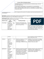 Lesson Plan On Reflexive Verbs