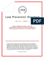 LPCB Sprinkler Pump Testing Procedure PDF