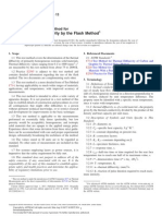 ASTM E1461 Standard Test Method For Thermal Diffusivity by The Flash Method