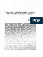 2100 - 2842011 - Escisión y Liberación en La Casa de Azúcar de Silvina Ocampo