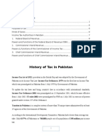 History of Tax in Pakistan