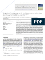 Comparison of Several Packings For CO2 Chemical Absorption in A Packed Column