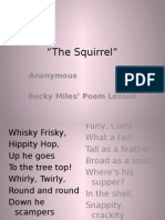 The Squirrel - Children's Poem