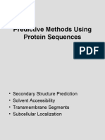 Ch8 Predictive Methods Using Protein Sequences