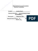 Nurs 2021 - Midterm Evaluation