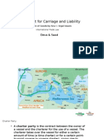 Contract For Carriage and Liability