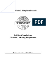 Distance Learning Drilling Calculations 1