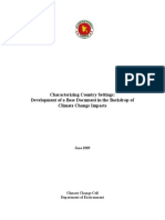 Characterizing Country Settings Development of A Base Document in The Backdrop of Climate Change Impacts - 2009