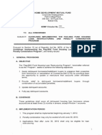 Circular No. 300 - Guidelines Implementing The Pag-IBIG Fund Housing Loan Restructuring and Penalty Condonation Program