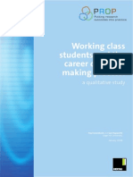 Working - Class Students and The Career Decision Making Process (2008)