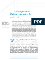 The Development of Children Ages 6 To 14