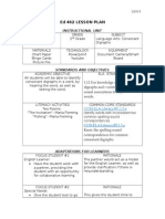 Ed 462 - Digraph Bingo Lesson Plan Revised Jan 2013