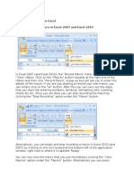 VBA Function For Excel