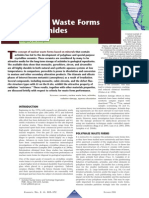 Elements Volume 2 Issue 6 2006 (Doi 10.2113/gselements.2.6.365) Lumpkin, G. R. - Ceramic Waste Forms For Actinides