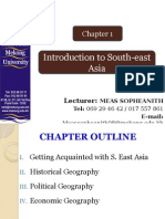 Chapter 1 Introduction To Southeast Asia Revised