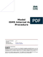 Isms Internal Audit