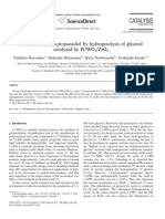 14 Production of 1,3-Propanediol by Hydrogenolysis of Glycerol Catalyzed by PtWO3ZrO2