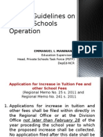 Rules - Guidelines On Private School - Edited June 19