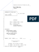 3179-2006 Sentencing Transcript of October 24, 2007 Important