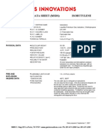 MSDS Isobutylene