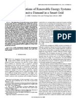 Combined Operations of Renewable Energy Systems and Responsive Demand in A Smart Grid