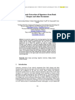 Extracting Signatures From Bank Checks - 2003