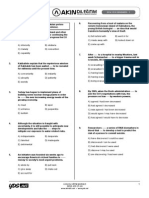 2014 Yds Denemesi - 1: Akin Dil Eğitim Merkezi