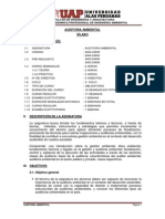 Syllabus de Auditoria Ambiental