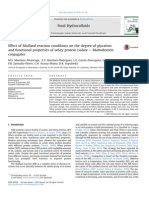 Effect of Maillard Reaction Conditions On The Degree of Glycation and Functional Properties of Whey Protein Isolate - Maltodextrin Conjugates