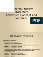 Concept Construct Variables RM