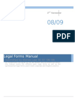 Legal Forms Manual