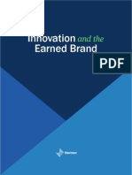 Innovation and The Earned Brand