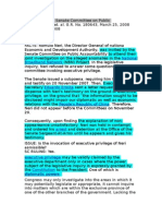 Romulo Neri vs. Senate Committee On Public Accountability, Et. Al. G.R. No. 180643, March 25, 2008 and October, 2008