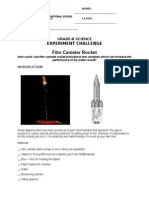 Grade 8 - Criteria B and C Factors Affecting Rocket Performance Assessment