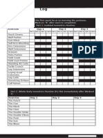 Isometrics Strength Training Log