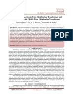 Designing of Amorphous Core Distribution Transformer and Comparison With CRGO Core Distribution Transformer