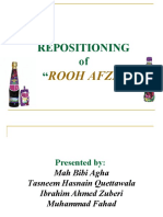 Repositioning of ": Rooh Afza"