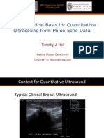 The Theoretical Basis For Quantitative Ultrasound From Pulse-Echo Data