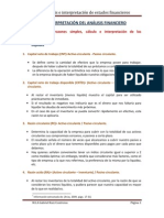 Interpretacion Del Analisis Financiero