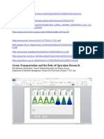 Green Transportation and The Role of Operation Research: Khodakaram Salimifard, Hamid Shahbandarzadeh and Ramin Raeesi