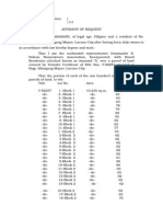 Affidavit of Issuance of Title