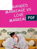 Arranged V Love Marriage