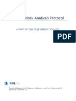 Student Work Analysis Protocol Form 1