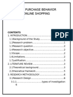 Consumer Purchase Behavior Towards Online Shopping