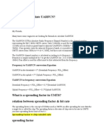 Formula To Calculate UARFCN?